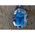 Silver Choker - Beetle Scarab