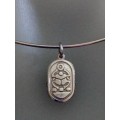 Silver Choker - Beetle Scarab