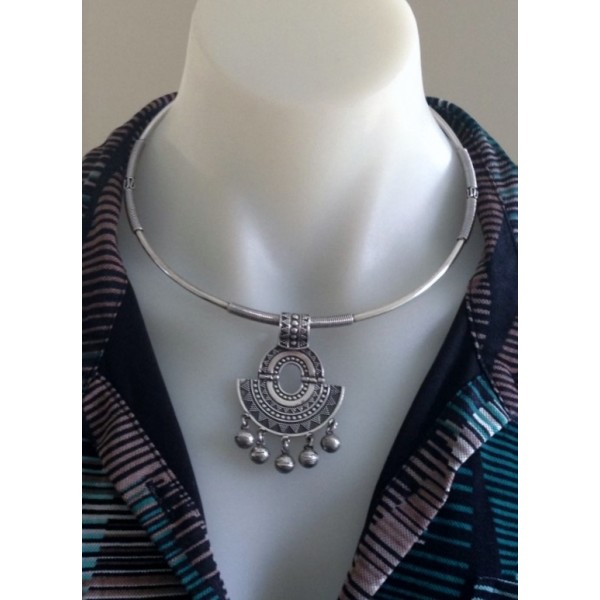 Silver Choker - Soul Mate Amulet