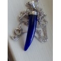 Silver Pendant - Cornicello Amulet