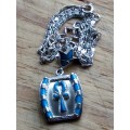 Silver Pendant - Crowned Ankh
