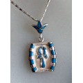 Silver Pendant - Crowned Ankh