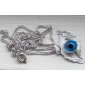Silver Pendant - Horus Eye Talisman