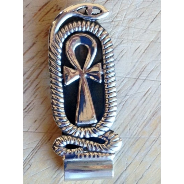 Silver Money Clip - Ankh