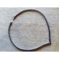 Silver Necklace - Sapphire Trail