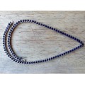 Silver Necklace - Sapphire Trail