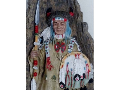 Sitting Bull Sioux Chief Plaque