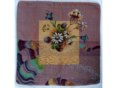 Tapestry Cushion Cover - Petit Vase