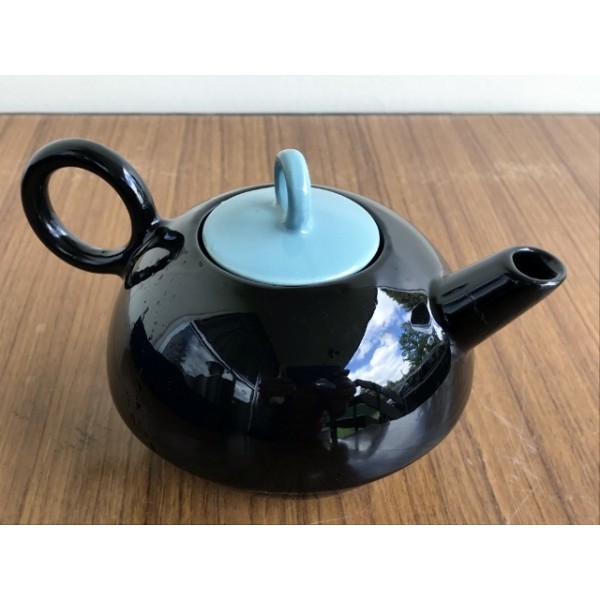 Black Ceramic Tea Pot