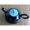 Black Ceramic Tea Pot