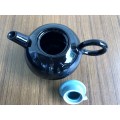 Black Ceramic Tea Pot