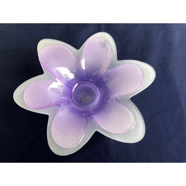Floral Frosted Glass