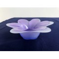 Floral Frosted Glass