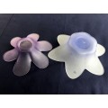 Floral Frosted Glass