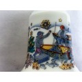 Vintage German Christmas Bell and Bonus Plate