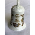 Vintage German Christmas Bell and Bonus Plate