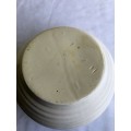 White Coiled Ceramic Vase