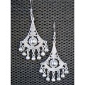 Silver Earrings - Zammar