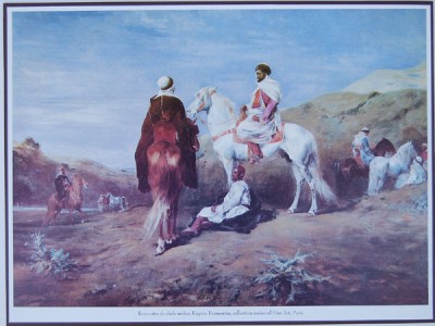 Print Art - Meeting of Arabian Chiefs