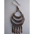 Silver Earrings - Croissants