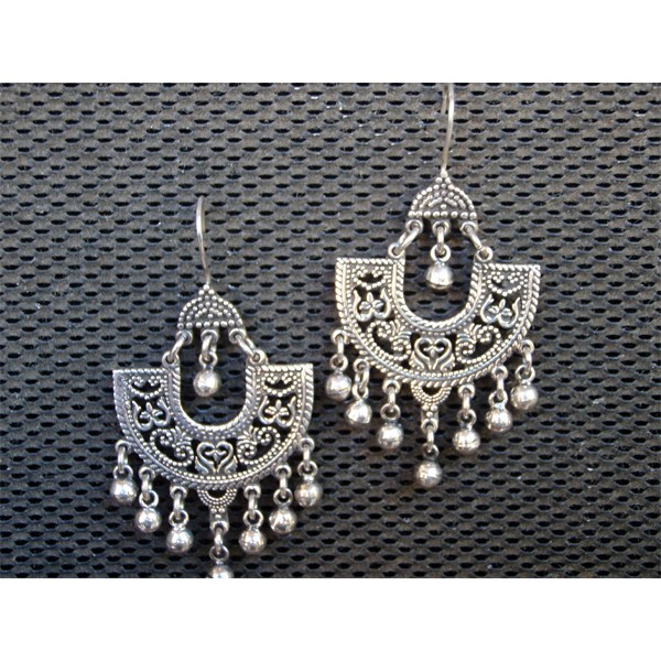 Silver Earrings - Eskandarani